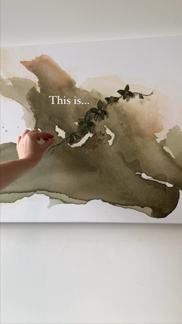 Is is a painting or real branch🌿?! Come and watch the making of in my studio with me💫.
#paintingprocess #realisticpainting #realisticart #artprocess #makingof