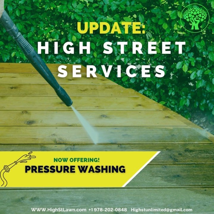 Tired of dirt and grime making your property look unpleasant?
✅Don’t fret High St. is now offering powering washing!
#concordma #hslu #highstlawnunlimited #tallgrass #lawncare #flowers #landscaping #lawncare #planting gardening #lawnmower #color #summer #stripenation #lawncarenut #lawncarenation #lawncareservice #landscapepainting #landscapes
#yards #mowers #zeroturn #lawncarelife #landscapers #stripe #stripes #lawncarecommunity #stripelifegear #longgrass #backyard #grass