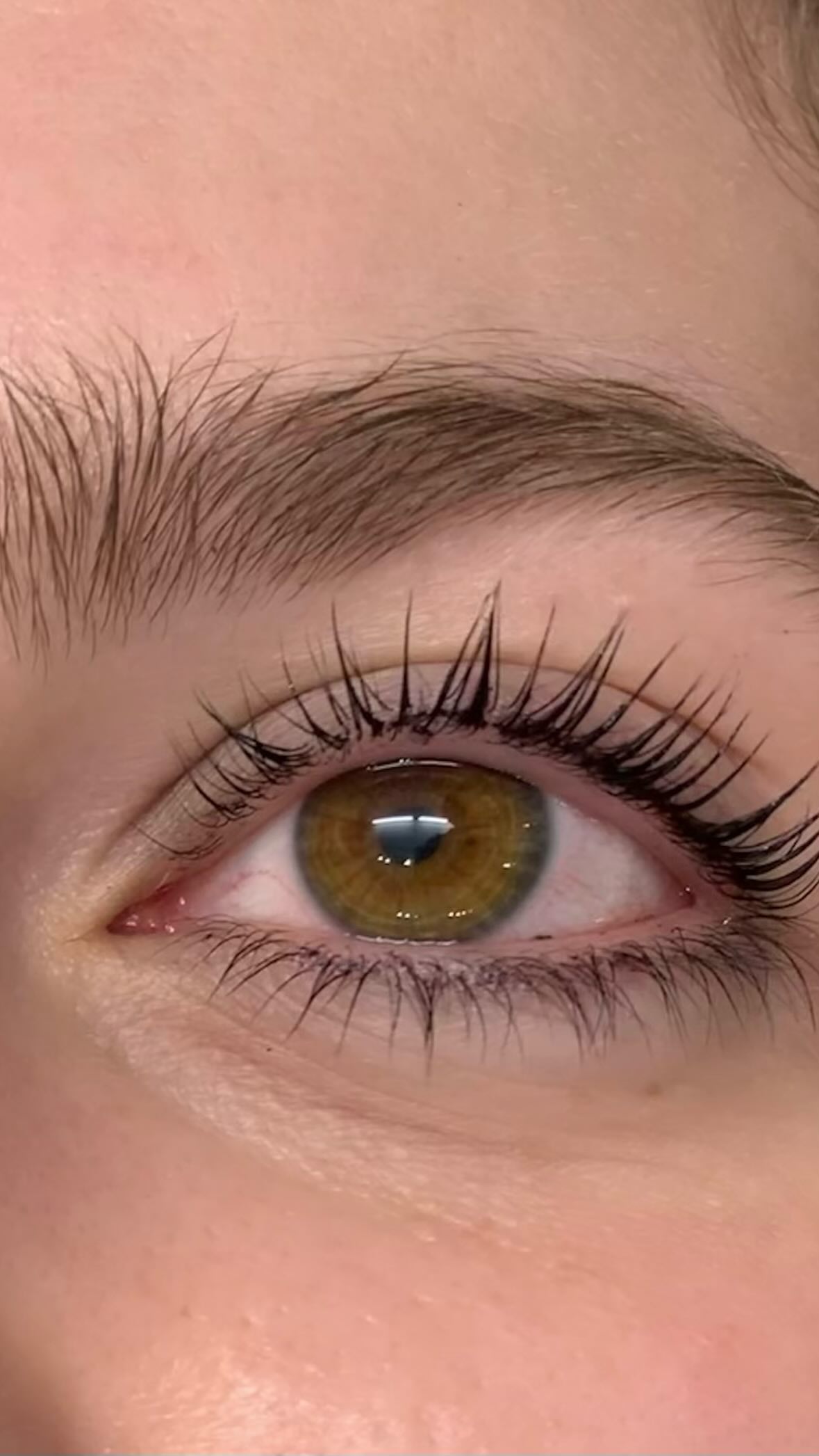 Lash lift and tint