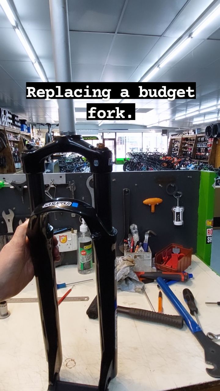 Replacing an old, worn-out set of forks on a customer's old faithful mtb #upcycle
-
-
-
-
-
-
-
-
#budgetfriendly #bicycleupgrade #suspensionfork #bicyclemechanic #savemoney #budgetupgrade #bicyclerepair #bicycleworkshop