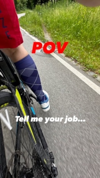 Tell me your job, w/out telling me ☺️
Seltsame Blicke gab es heute gratis dazu 🤓
#orthopädietechnik #oandp #artificiallimbs #aussendienstperrad