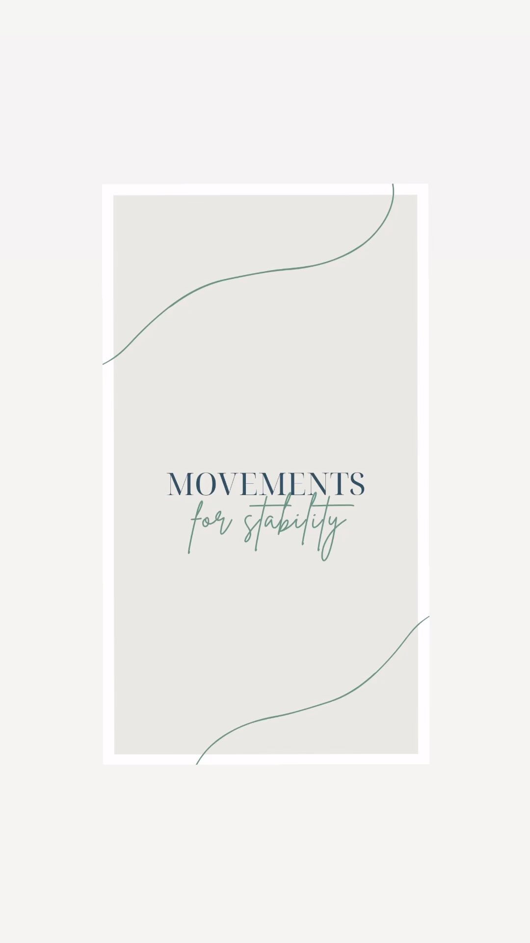 Movements for Stability- These are just a few of my favorite exercises I do to help with my pelvic stability. I tend to under strength my glutes, abdominals and hamstrings. So I keep these in my rotation to make sure I feel strong and pain free.
#pelvicfloorphysicaltherapy #charlottenc #doula #pelvicfloor #birthdoula