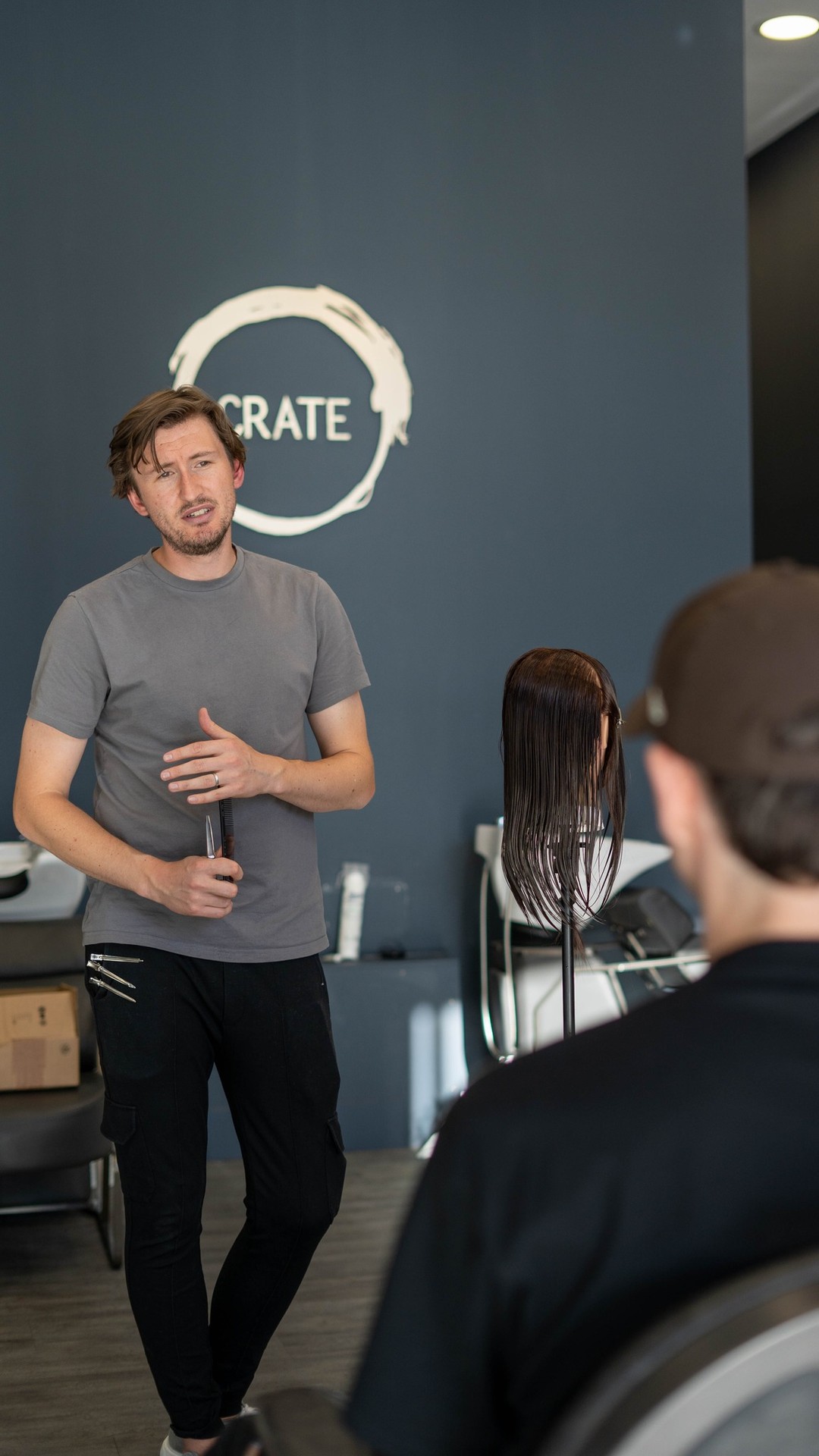 'Apprentice To Fully Qualified Under 1 Year'
Toby joined Crate as an apprentice in Feb 2023. Since then, he has continued to show passion and professionalism every day. He loves chatting with new people, especially about football; he's a huge fan of City.
If becoming a barber is something you've considered but don't know where to start, then get in touch with us. We can guide you through a 12-week course to help you become a Level 2 NVQ qualified barber.
#cratecheshireacademy #awardwinningsalon #barber #hairdressers #shorthairspecialist #sharpeningfutures