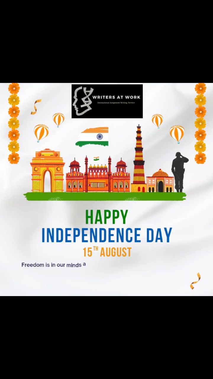 Happy 77th Independence Day 🇮🇳
This day is important to remember the sacrifices made by martyrs to help India achieve Independence. Let's celebrate the 76 years of freedom with the rooted thoughts of our selfless martyrs, process of Independence and the way in which each one of us can contribute towards the development of India and betterment of India's position at global scale.
Happy Independence Day!
#independenceday #India #WritersAtWork #76yearsofindependence