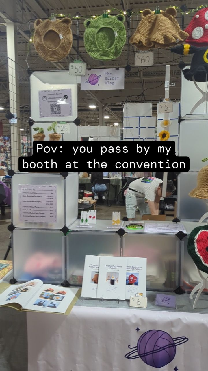 I wish I filmed more at Anime North but this social media thing is hard 🥲
#artistalley #AnimeNorth2024 #smallbusinesssupport