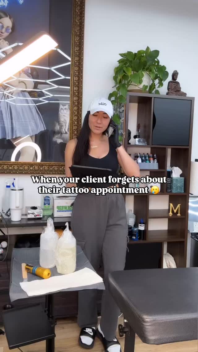 Didn’t you get my calendar invite? 🥺 #tattooartist #femaletattooartist #arizonatattoo #mesatattoo #tattooshop #tattoolife #noshow #tattooappointment