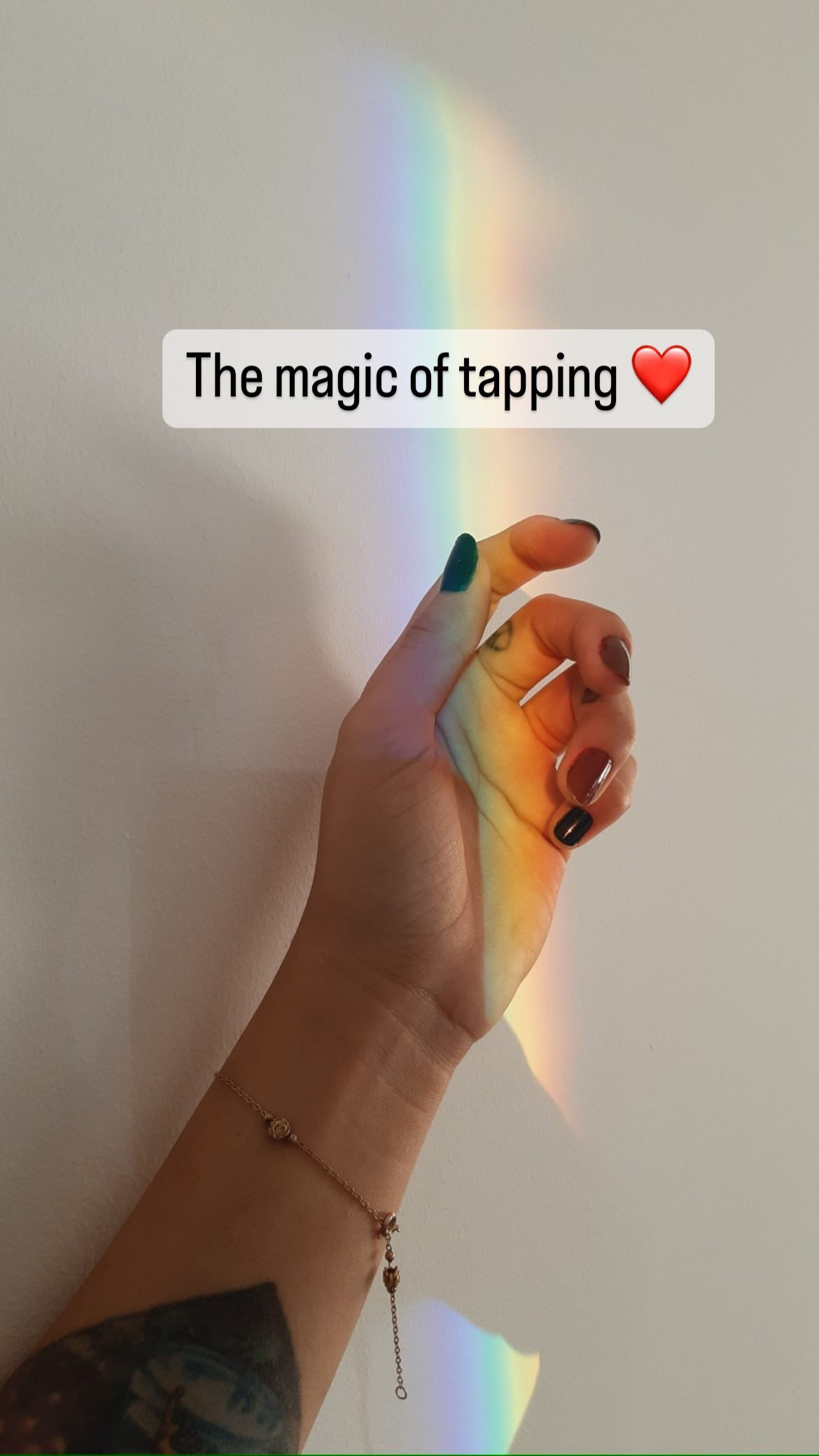 The magic of EFT tapping - why not try it for yourself! DM me if you want to know more ❤️