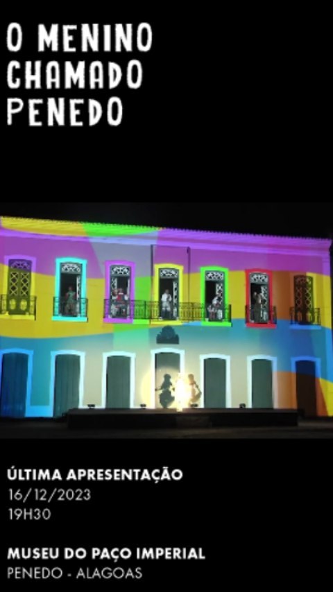Última chamada para a apresentação do Espetáculo de Natal “O menino chamado Penedo”. Um show de mapping com uma apresentação circoteatral. 🎭✨
Celebre a temporada festiva com luzes, cores e uma história encantadora sobre Penedo!
Vídeo mapping: @nucleozero_
Direção de arte: @lisetefarias
Produção: @adriana.manolio
🗓️ Sábado 16/12 - às 19h
📍 Museu do Paço Imperial | End.:Praça Doze de Abril, 2 - Centro Histórico, Penedo - AL, 57200-000
Ficha técnica Video Mapping:
@weberbagetti
@wernerbagetti
@ulyssesribas
@kareninabgm
@marcuzandreh
@moabdeoliveira
Coordenação:
@lisetefarias
@jairgalvao
@prefeituradepenedo
@adriana.manolio
@ronaldoplopes
@karlinnecordeiro
@roannedeandrade
#PenedoLuz2023 #EspetaculoDeNatal #Mapping #CircoTeatral #NucleoZero #Projecaomapeada #projeçãomapeada #videomapping