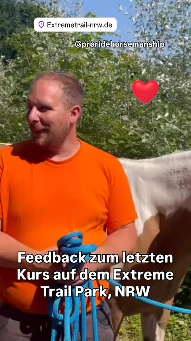 „Ich hab richtig viel über Körpersprache gelernt – wie fein Kommunikation mit dem Pferd sein kann. Es darf auch mal etwas langsamer gehen.
Der Kurs hat mir super gefallen, ich komm auf jeden Fall auch mal zur Freiarbeit!“ – Alex
Danke für dein Vertrauen, Alex 💛
Schön, dass du die Magie der feinen Verbindung gespürt hast!
#Pferdecoaching #KörpersprachemitPferden #feineHilfen #FreiarbeitmitPferden #PferdemenschVerbindung #PferdetrainingmitHerz #FührungmitGefühl #Pferdeverstehen #proridehorsemanship #anjaschwien #SpiegeldeinerKraft #PippiPowerLeadership #achtsammitPferden