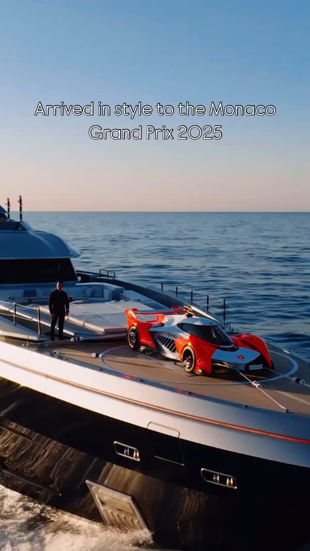 Living the high life, with the Solus GT on deck at the Monaco Grand Prix 🛥️. #monaco #superyacht #f1 #monacograndprix