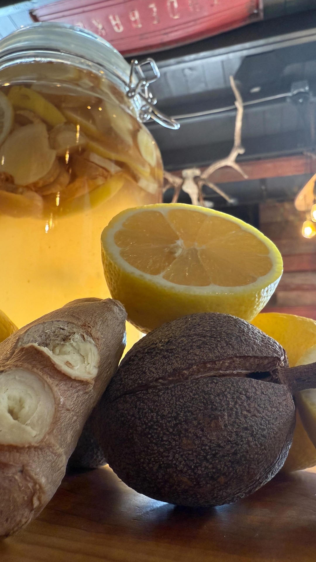 @m.j.white is in charge of bottling our sunshine, ☀️ you can catch him in action every weekend at The Crow❤️🐦⬛
.
.
.
#crowandcart #whiteakerneighborhood #womanownedbusiness #shrubcocktails #cocktailsandmocktails #cocktailbar #eugenebarscene #eugeneoregon