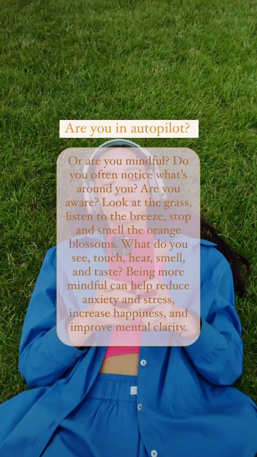 Do you go through the motions every day? Are you distracted? Or are you mindful and intentional? I know I can always improve!