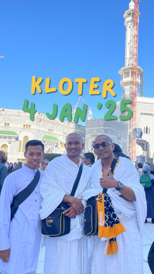 Rombongan keberangkatan 4 Januari 2025
---------------------------------------------
PT. Umroh Mabrur Indonesia
Telpon / Whatsapp : 0859-35000-700
Operated by PT. Ameera Hati Mulia
SK Kemenag No.U.432 Tahun 2021
#umrohmabrur #umroh #umrohmurah #umrohhemat #umrohpromo #haji #hajikhusus #hajifuroda #makkah #madinah #jeddah #umrohbackpacker #umrohplus #hajiindonesia #umrohindonesia #semuabisaumroh #umrohramadhan