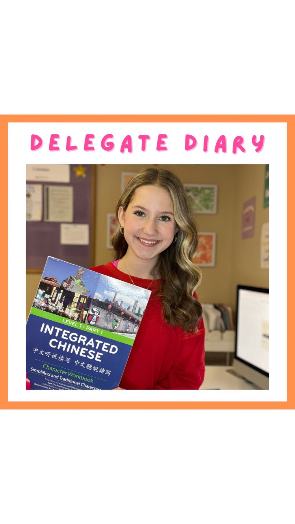Dear Delegate Diary, 📝 Entry 6: Mandarin/Singapore 🇸🇬
I am so grateful for the opportunities I’ve had to learn new languages, exlplore different cultures, and become a global citizen 🥰🌎