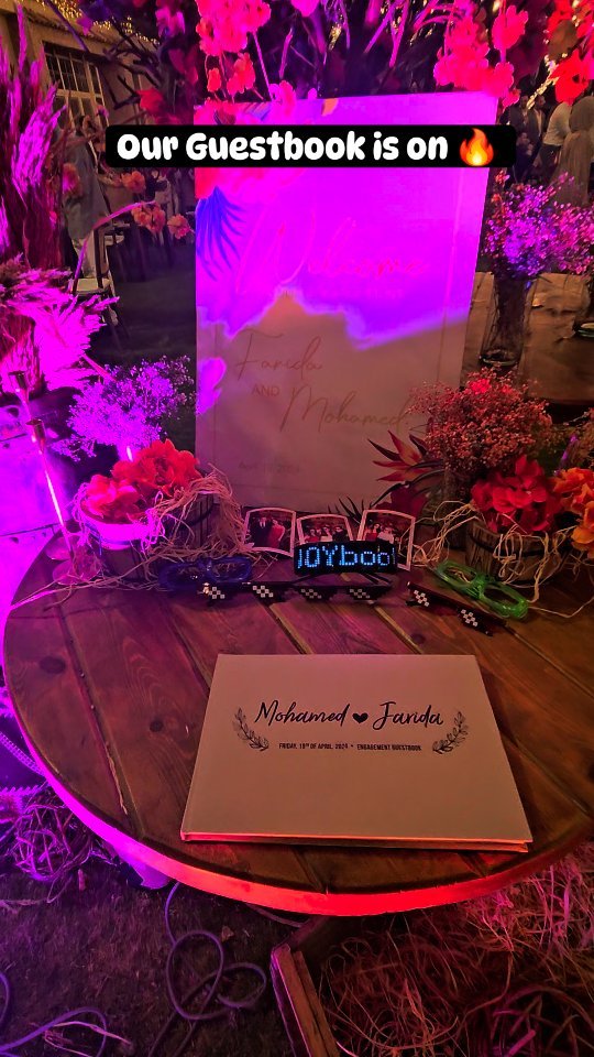 Our Wedding Guestbook โ Where Photos and Memories Come Together. ๐ฅโค๏ธ