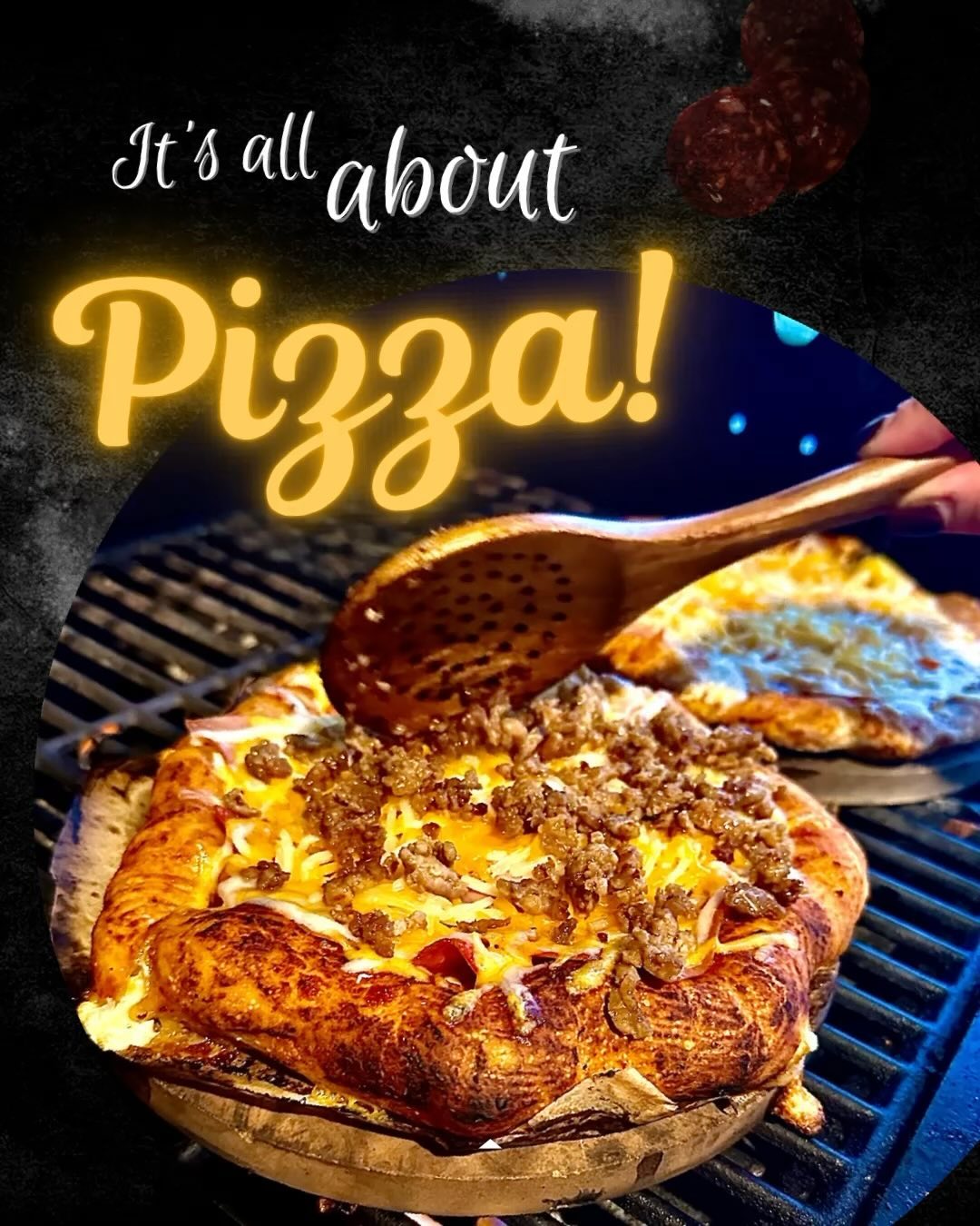 “Serving up some serious pizza vibes! 🍕🔥 This homemade delight features a thick, golden crust piled high with melted cheese, savory meats, and a hint of herbs. Comfort food at its finest, ready to be devoured. Who’s hungry?
#HomemadePizza #FoodieHeaven #CheeseLovers #PizzaPerfection #ComfortFood #Yummy #InstaFood #PizzaNight #FoodPhotography”