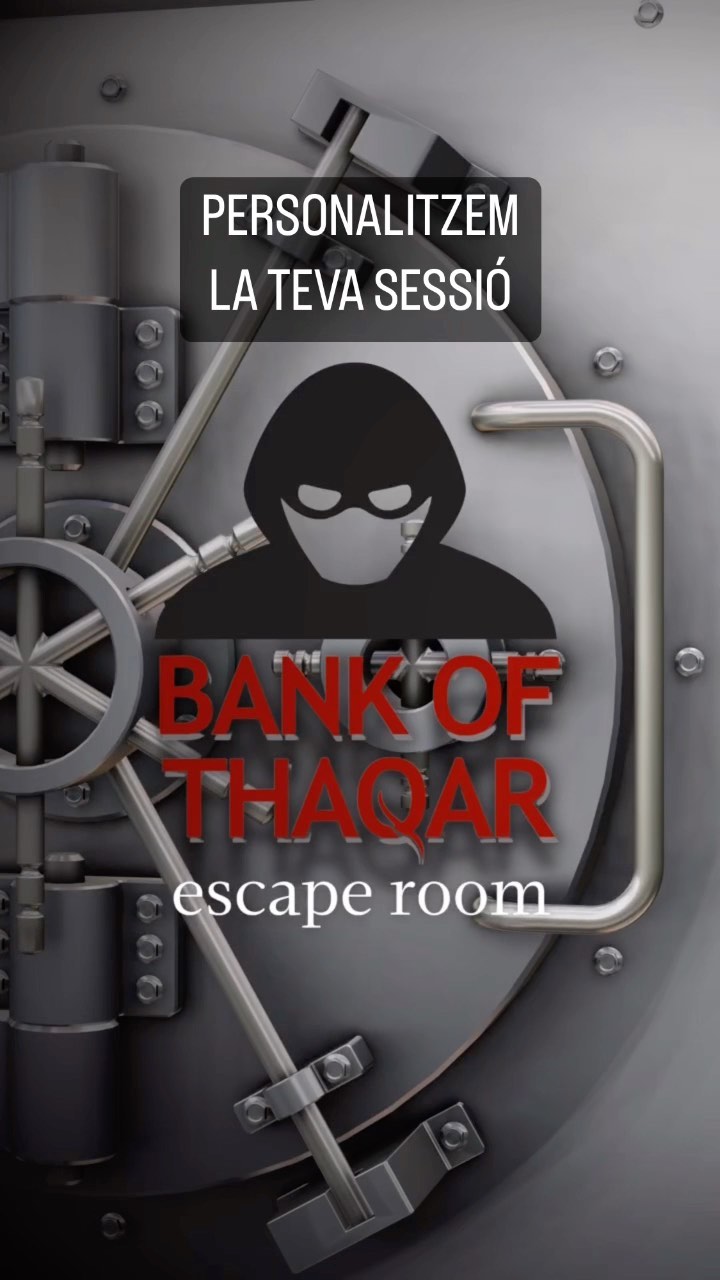 Soprendre a algú especial mentre jugues un escape room… nosaltres et personalitzem els detalls! 🏅🎁💍🥂
