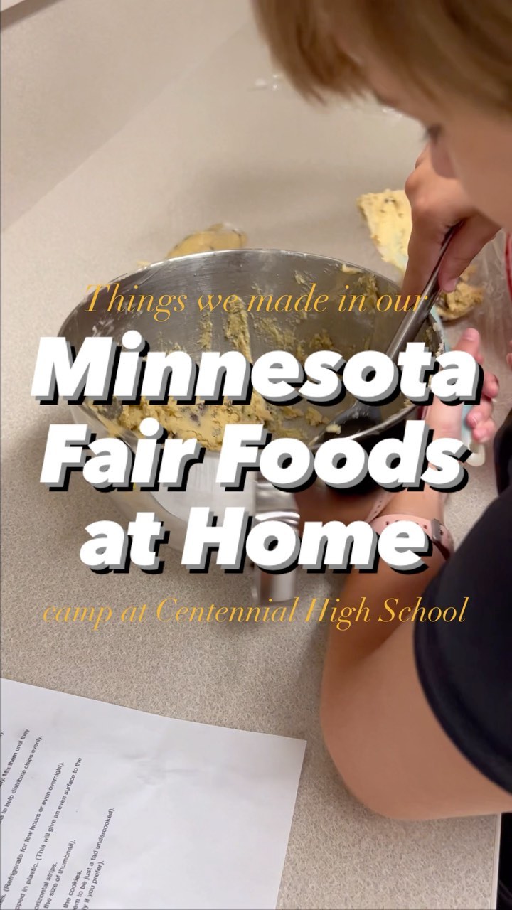 We learned how to make so many Fair classics this week. Fries, cookies and cheese curds were just the beginning! We had a blast and so did our students 🍟🍪🧀
Thanks for hosting us, @centennial.isd12!
#CSGA #CSGAEnrichment #CommunityEd #CentennialMN #CookingClasses