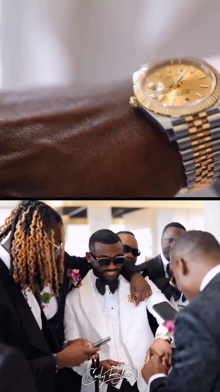 #groomsquad - #areyouready
#ourdna
Planning: @lushcoutureevents
Photographer/Video: @codyblanestudios
Decor: @platinumweddinganddecor
DJ: @bigteabee
MC: @georgebannerman @freshimpressionz
Bridal Robe: @vtabi_official
Bridal Gown: @elegancebyroyatysons
Groom & Groomesmen Tuxedo: @connaisseurparis
Groom 2nd Tuxedo: @stanlion_clothing
Bridal room: @assemblybyk
Bridal mua: @beautyperfectionmakeover
Brides hair: @stylist_amanda_b
Bridesmaids MUA: @makeup.nikita
@glam.jewelbeauty
Bridesmaids hair: @hairbydior @BossCeePony @lamoniauvea
Saxophonist: @_princeofghana
Floorwrap: @signaturedesigns.dmv
Cloud effect#: @monjayevents
Caterer: @Fransar_catering_services
Wedding blogger: @worldbridalinfluencer
#groomsmen #men #newlyweds #dmvvideographer #dmvphotographer #menatwork #bellanaijaweddings #meninblack #tuxedo #rolex
#christianwedding #blackweddings #bridesmaids #lovelycouples #blacklove #africanculture #weddingguest #weddingstyle #loveweddings
#yesido #dmvvideographer #weddingdress #weddingrings #weddingvideography #lovebirdsofinstagram