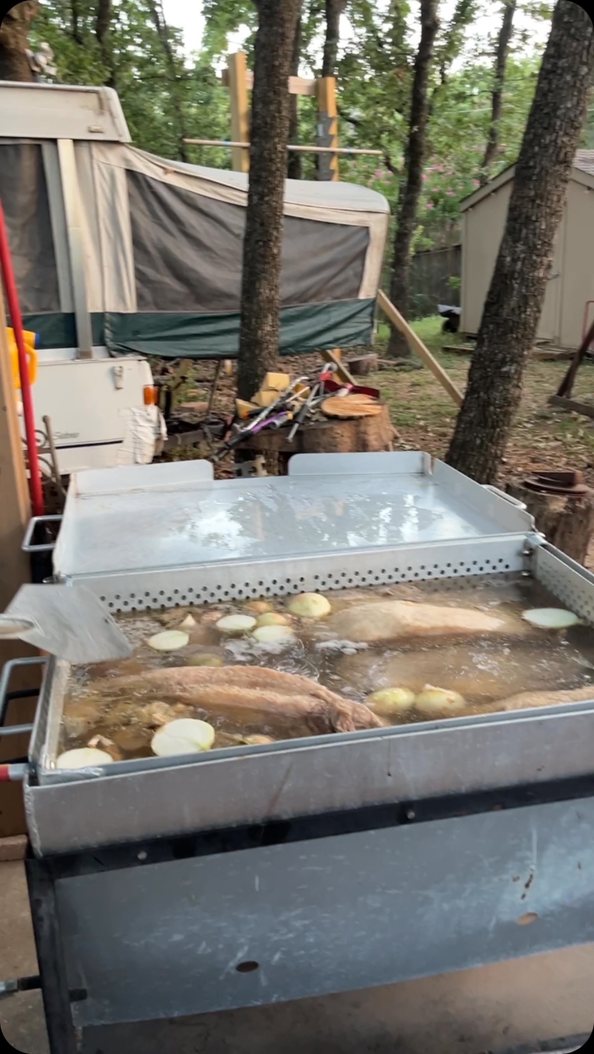 Throwback to cooking the biggest batch of pho for our wedding (it was pretty bomb if we do say so ourselves 😌)