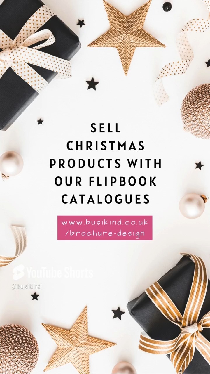 The Christmas Countdown Is Officially On For All Independent Shops And We Can Help You Get Your Christmas Marketing On With Our Festive Themed Interactive Flipbooks.
In The Run Up To Christmas, Let Customers Peruse Your Products At Their Leisure, Flipping Through Your Guide And Clicking Through To Your Online Listings. Limited Availability. Learn More Here: https://www.busikind.co.uk/brochure-design
Call Us:
020 7112 8894
Email Us:
info@busikind.co.uk
Follow @BusiKind For More:
@busikind
#christmasmarketing #flipbookdesign #flipbookmarketing #ebookdesign #printreadybrochures #onlinebrochuredesign #cataloguedesign #christmascatalogues #christmascatalogs #A4brochuredesign #onlineshopmarketing #smallbusinessmarketing #customerengagement #creativemarketing #christmasbrochuredesign #smallbusinesspromotion #christmasgiftguide2024 #digitalbrochuredesign #ecommercemarketing #marketingyourbusinessonline #seasonalmarketing #christmasmarketingstrategy #christmascontentmarketing #digitalmarketingproducts #contentmarketing #socialmediastrategy #onlinemarketplace #christmascountdown2024 #christmassales #sellproductsonline