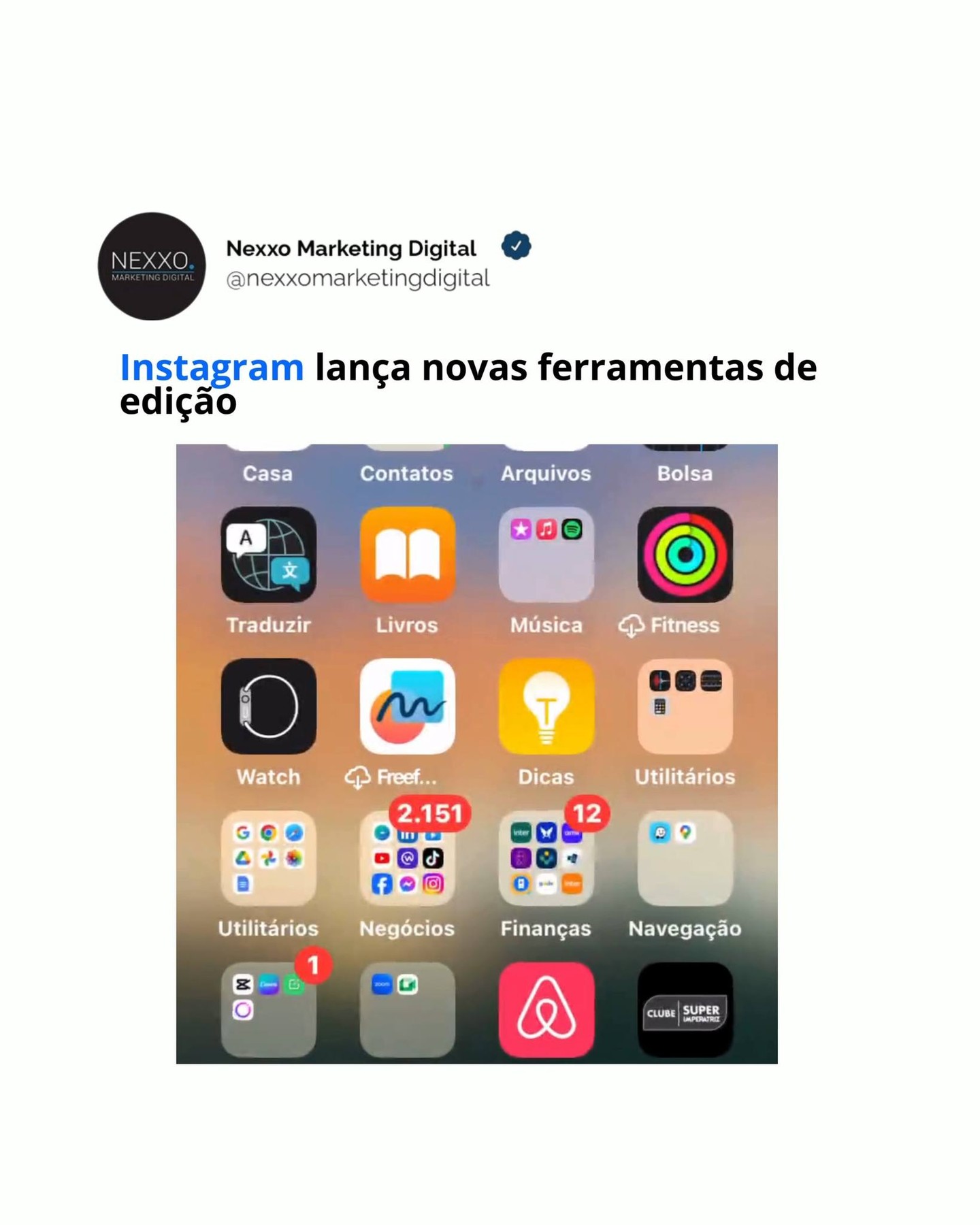 Instagram lança novas ferramentas de edição no Instagram.
Está em teste a possibilidade de transformar qualquer parte de uma foto ou vídeo em um adesivo personalizado, divertido , com novos filtros, fontes e ferramentas de edição para o Reels.
Já testou?
#fyp #instagram #tiktok #youtube #redessociais #socialmedia