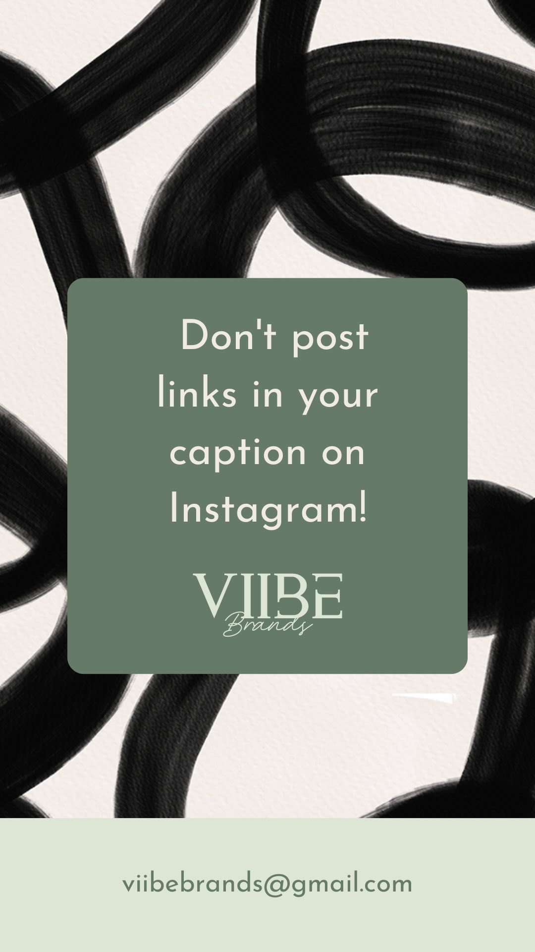 Please don't post links to websites, landing pages, offers or WhatsApp in the captions of your posts.
In Instagram links are not clickable in the captions so direct your peeps to your bio or ad a link in your stories.
If you are scheduling your posts in Businesses Manager, you can edit your posts individually for FB or IG. So leave the link in caption for your FB audience and change your copy for IG.
Folliw me for for more social media and brand identity best practices, tips and tricks.
#ViibeBrands #SmallBizBestie #DigitalMarketingMagic #smallbusinessowner #marketingdigital #brandidentity #marketingtips #digitalmarketing #digitalmarketingtips #socialmediamanagementtips #smallbusinesstips #instagramtipsandtricks
