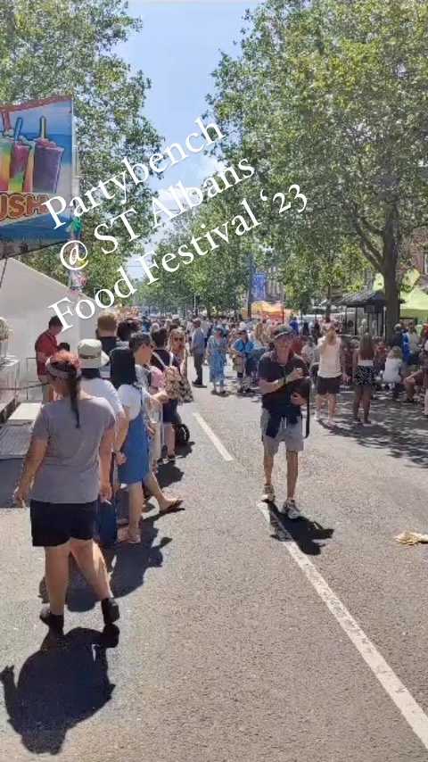 With festival season well underway, Partybench are delivering nationwide. Out cost effective seating solution is the obvious choice for your event.
Visit our website (link in bio) to request a no obligation quote for your festival, fete, wedding or party.
@stalbansfoodies
#outdoorevents
#festivalseason
#foodfestivaluk
#ukfestivals
#eventmanager