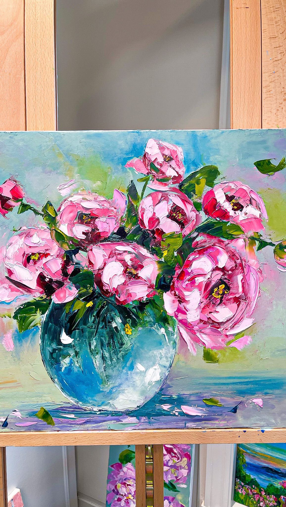 Who is excited for spring?? 🌸✨🌸
Painting is available for purchase.
DM for inquiries.
#spingiscoming #pinkflowers #oilpainting #homedecor #homedecoration