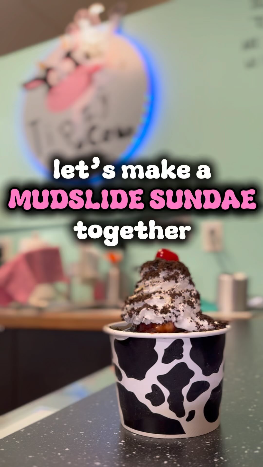 Sundae dreams do come true! 🌈🍨
•
Our ℕ𝔼𝕎 mudslide ice cream is scrumptious on its own… but go all out, and treat yourself to our mudslide sundae!!
•
Experience the pure bliss of our creamy vanilla ice cream infused with Kahlúa, crème de cocoa, and Irish cream, all swirled with a rich chocolate delight. 🤤🌟
•••
But wait, there’s more! We crown this masterpiece with a luscious dark chocolate sauce, fluffy whipped cream, cookie crumble, and the pièce de résistance… a boozy cherry on top! 🍒😍
•
Get ready to elevate your dessert experience to a whole new level of decadence! #MudslideSundaeSensation
•
•
•
#TipzyCow #TipzyCowCreamery #icecream #sundae #yyc #yycnow #yyceats #yyctreats #yycshoplocal #yycliving #yycfood #boozyicecream