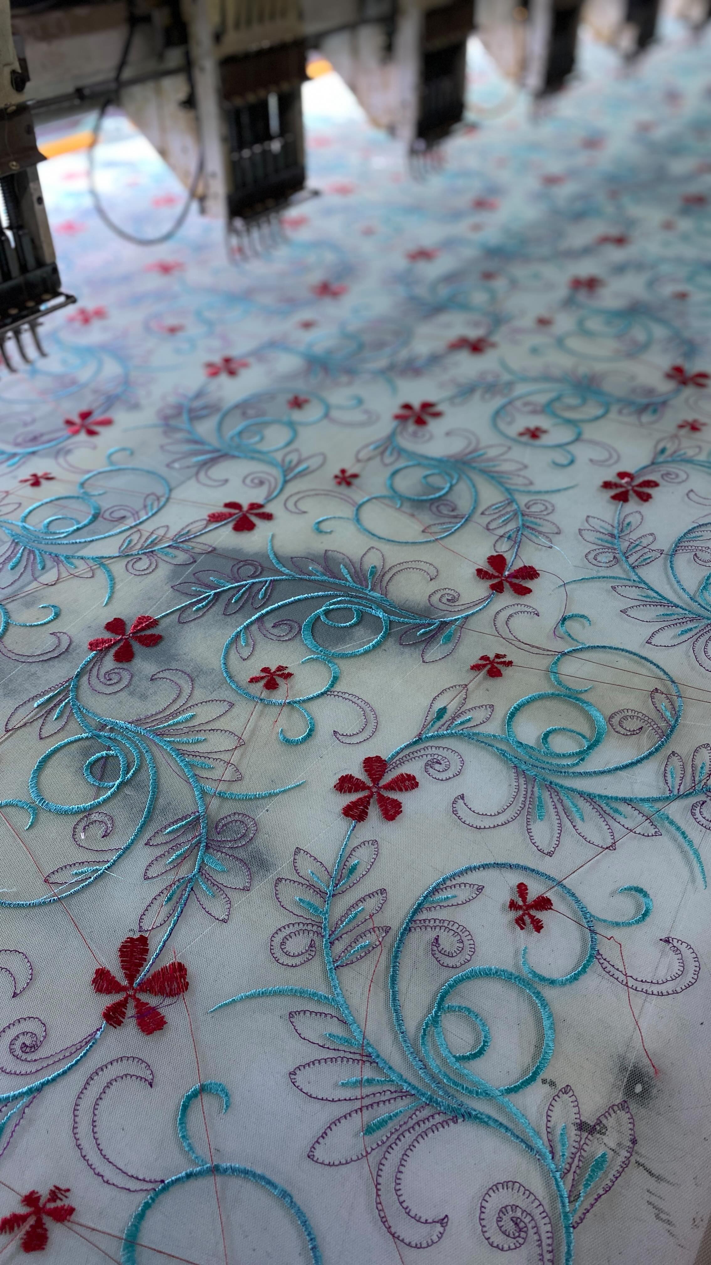 Floral Embroidery On Net Fabric 👗
#dressmaterial #fashion #design #bajinternational