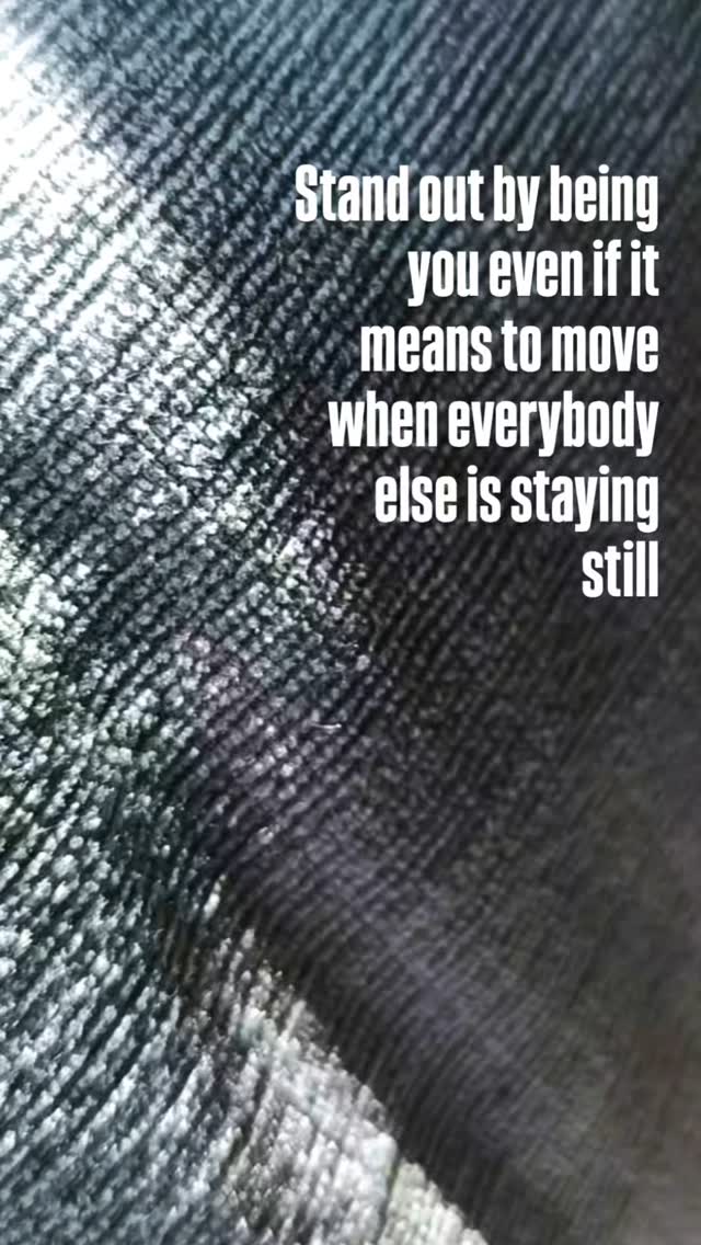 Self expression, courage, being different (in your pure uniqueness).
Be your yes...
It might also enable and inspire someone else's yes.
Your expression matters.
Kindness is also an act of self-love.
Move when others stay still,
stay still when others move.
But follow what is true in your body,
not the story in your mind.
Be inspired and inspire,
as a natural process,
not as a goal...
As a way of being...
Effortless receiving and giving.
Stand out for being you.
And love yourself for being brave for being you.
That's the most important part.
#couragewithin #beingyou #beingbrave #authenticexpression #blissfulmoments #growthiseverywhere