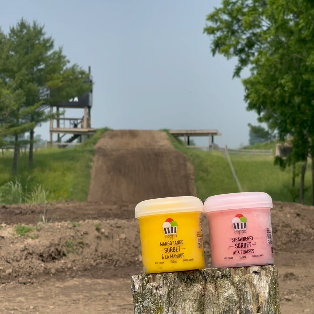 Catch us riding into the week like this… 😎 Enjoy some cool jumps and even cooler sorbets to get your week started off right! 🍧😁 Shots from @waltonraceway 🏁 ✨
##LondonOn #EatLocal #ldnont #SobeysLookForLocal #SnackInspo #Foodie #FoodInspo #TheCoppa #Gelato #Canadian #Gelato #Canada #Ontario #ASmileInEveryCup #OntarioMade #moto #motocross #WaltonRaceway