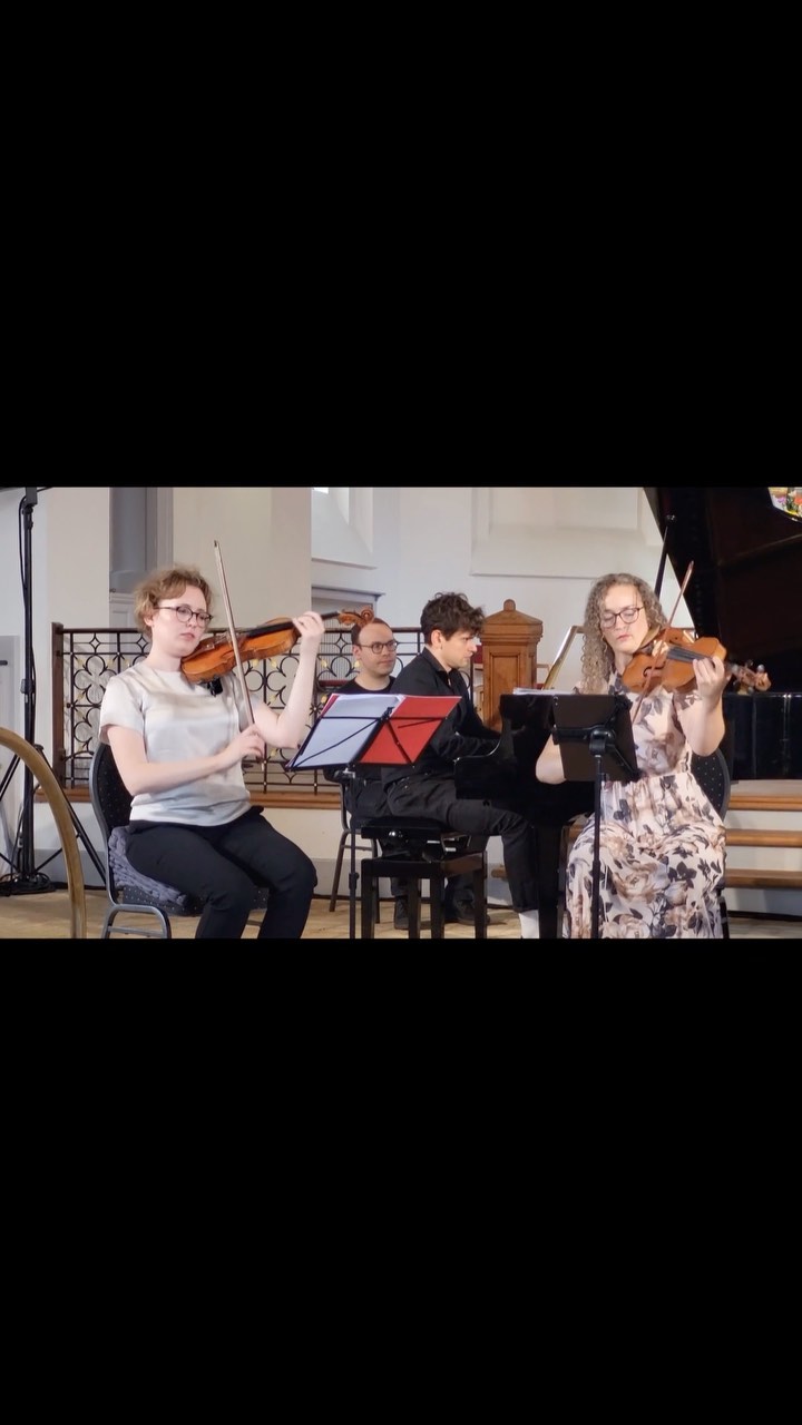 •• Brahms 🦋🌊🧚💫 .
.
.
.
.#johannesbrahms #pianoquartet #tokewasalsothere #classicalmusic #concert #excerpt #onstage