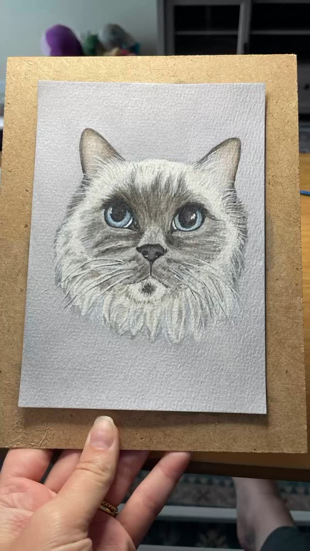 We are so lucky to share our lives with animals — their love is pure, their presence a true gift. I had the heartfelt honor of painting sweet Coco, a beautiful soul who brought so much joy. Though she may be gone, her spirit will forever live on in our hearts. 🐾❤️