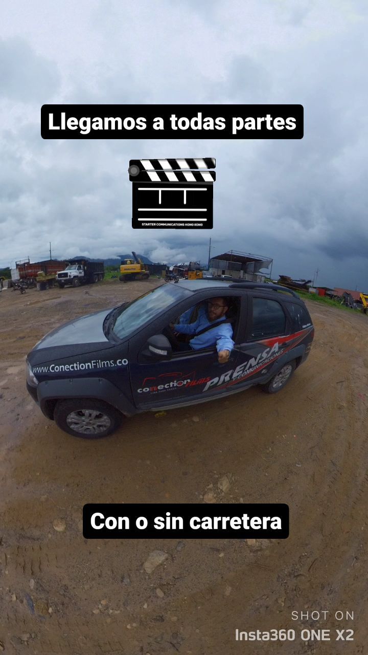 No hay montaña, trocha o río que nos impida llegar al lugar de rodaje. Siempre llegamos a tiempo en la producción de #videoscorporativos