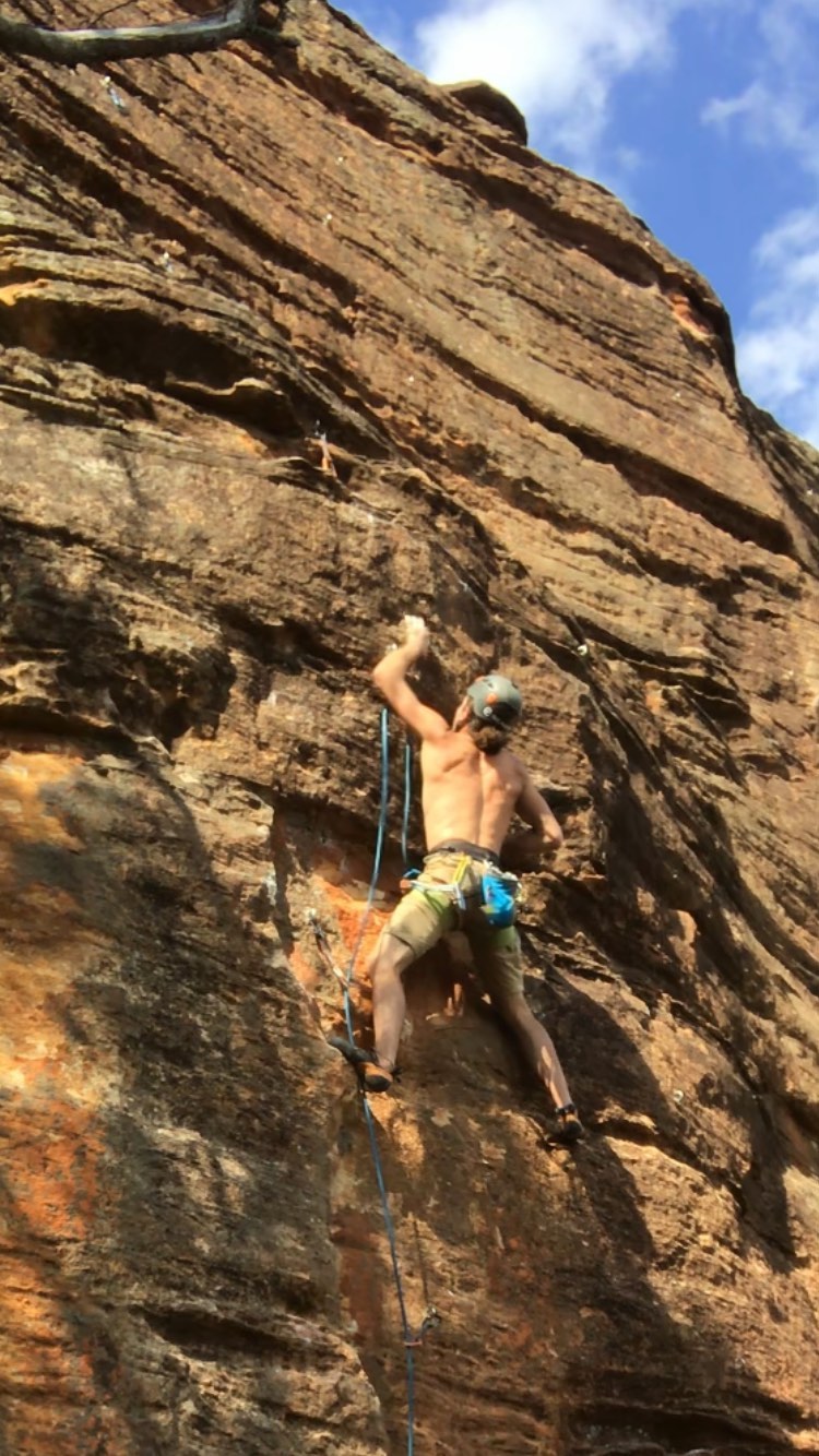 #aussietrip2024
Short footage of the crux of “Stromboli” (grade 23), beautiful line located on Disneyland Wall in the Blue Mountains.
Since I didn’t have much time to climb in the Blue (the weather gave us only a 3-4 days window without rain…), I was more focusing on onsight attempts — or at most 1 red point attempt — rather than projecting and working ONE specific climb during multiple days.
It was my second and last go on this route. On the video I am sending the crux section after an initial fall. After that fall (see previous story!), I went down a bit and start again from the beginning of the section, in order to climb it entirely and properly.
It is worth to mention that the first part of the climb (1st two quickdraws) consisted of slab climbing on the smallest crimps I ever saw… 😰 long balancy sequence, slippery/smearing/zero-secure footholds and overcrimping by fear of groundfall clearly burned my fingers down before the hardest part of the route… which is also on small crimps.
Anyway, I went two the top of the route twice 🔥 but wasn’t able to send it without falling. Still, it felt really good to stick the crux sequence, the moves were rad!! 😎And the view completely phenomenal! 🏞
📍Ngurra (country) of the Dharug and Gundungurra peoples
.
.
.
.
.
#climbingtrip #BlueMountains #climbinglife #australia #roadtrip #nomadlife #voyage #travel #escalade #climbing_pictures_of_instagram #climbing #bluemountainsaustralia #aussie #aussielove