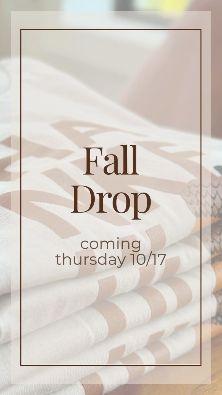 Mark your calendars for October 17th!! Fall drop coming soon!
#claritydesigncompany #fall #holidays #graphicdesign