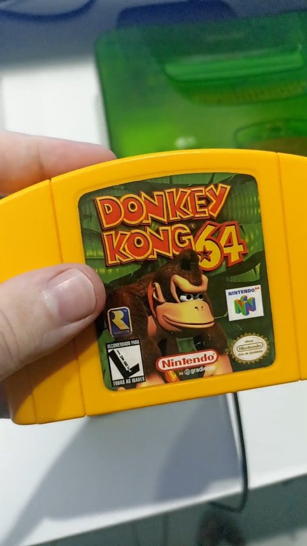 Donkey Kong 64 direto do Nintendo 64 😍
#dk64 #donkeykong #donkeykong64 #n64