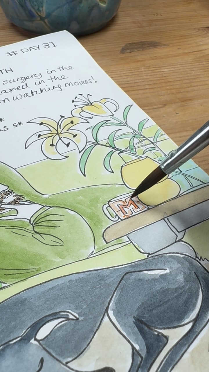 A slow day ✨✨ Tuesday 19th March 2024 - Day 31 of @dothe100dayproject
✨
✨
#100dayproject #100dayproject2024 #100dayartjournal #the100dayartjournal #artjournal #artjournaling #dailyartjournal #artjournalingpractice #artjournalpages #journalcommunity #drawingmylife
#sketchbookpage
#sketchbookartist #sketchbookpages
#sketchbookpractice #creatingeveryday #creativejournaling #journallove #sketchbookchallenge #artdiary #creativediary #sketchaday #artistlife #creativejournaling #womenofillustration ##drawingmylife