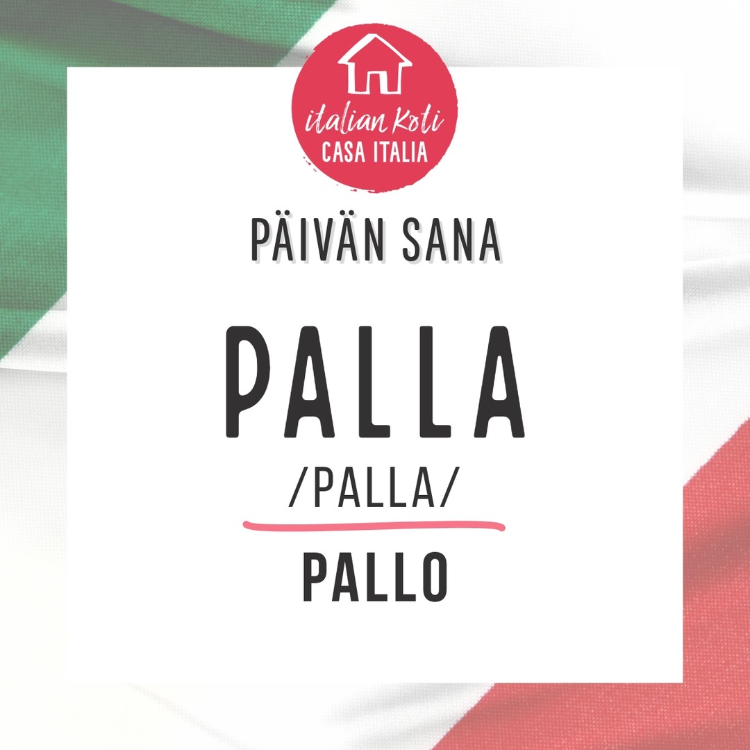 ⚾ 🎱 🪩⚽ Italian sana "palla" tarkoittaa palloa, joka on yleensä pyöreä esine käytettäväksi peleissä ja urheilussa, kuten jalkapallossa, koripallossa tai tenniksessä. Sanaa voidaan käyttää kuvaamaan myös muita pyöreitä esineitä, jotka eivät liity urheiluun.
Etymologia:
Sana "palla" tulee alun perin longobardikielen sanasta, joka viittaa pallonmuotoiseen esineeseen. Longobardit olivat germaaninen kansa, joka hallitsi osia Italiasta varhaiskeskiajalla, ja heidän kielensä vaikutti moniin nykyitalian sanoihin.
Esimerkkilauseita:
- I bambini giocano con una palla in cortile.
"Lapset leikkivät pallolla pihalla."
- Durante la partita, la palla è uscita dal campo.
"Ottelun aikana pallo meni kentän ulkopuolelle."
- Ho comprato una palla nuova per il mio cane.
"Ostin uuden pallon koiralleni."
#italia #päivänsana #palla #paroladelgiorno #pallo