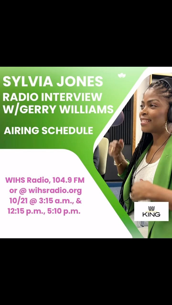 Hey Fam, my recent radio interview with Gerry Williams of WIHS Christian Radio will air next Sat, 10/21. Also, I had a special guest join me for the interview! Can You Guess who? Airing times listed below. Thanks again WIHS!
