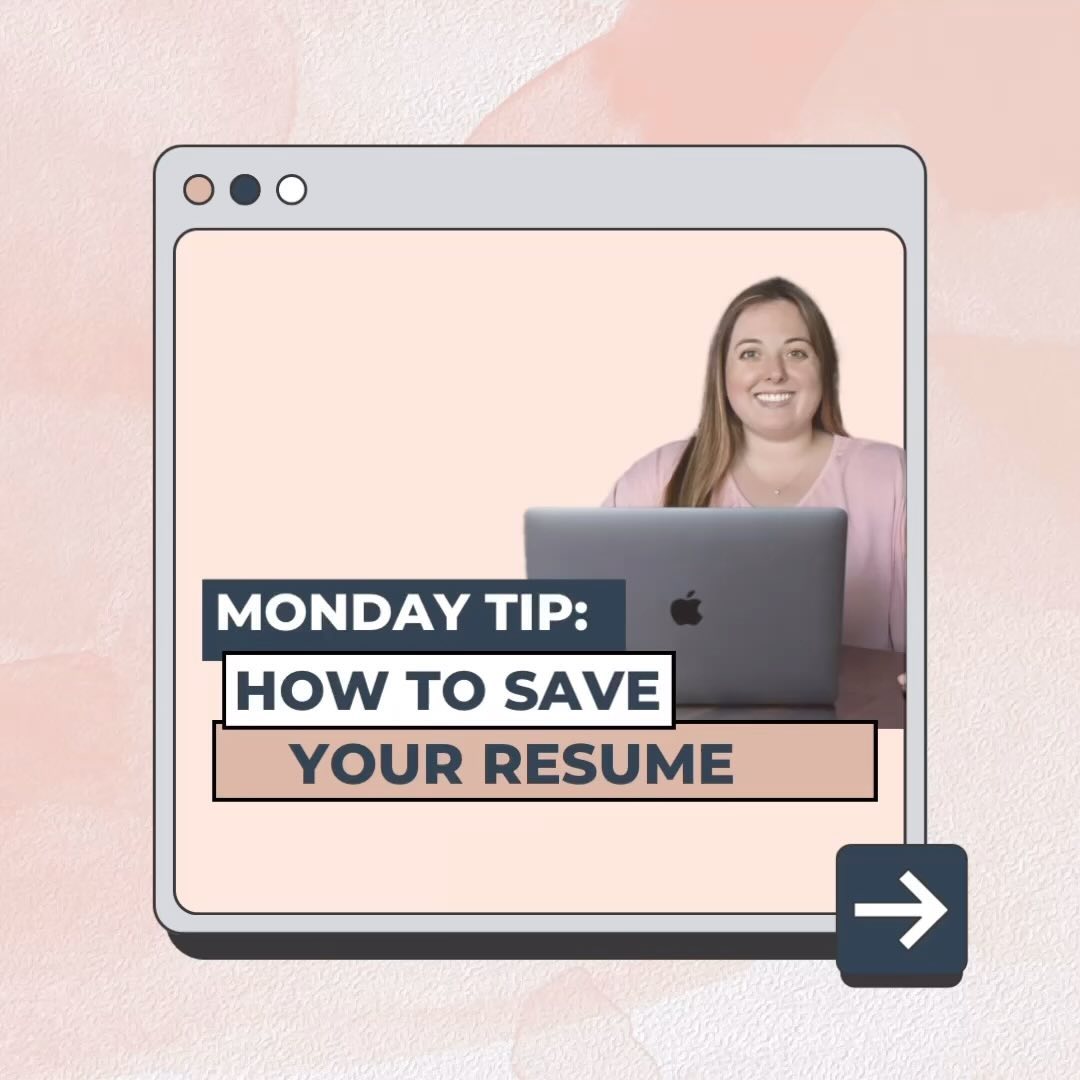 Resume Tip: Name your file appropriately ‼️
It might seem like a silly thing to have to say, but please remember to save your resume with an appropriate name! It will make your life much easier to grab the correct file the first time and not have to sift through 24 versions of your resume and cover letter!
ᴅᴏ ✅
•Use your last name - ie: “SmithResume.pdf”
•Use your first name - ie: “JohnSmithResume.pdf”
•Keep it simple and professional
•Save in an easy to find location - Documents>Personal>Resume
ᴅᴏɴ’ᴛ ❌
•Use “versions” - ie: “Smith1.pdf” “Smith2.pdf”
•Use nicknames - ie: “Jdawgresume.pdf”
•Use incorrect spelling - ie: “Rezume.pdf”
•Save as JUST “resume” - make it as easy as possible on your potential future employer to find your info in a stack of applicants!