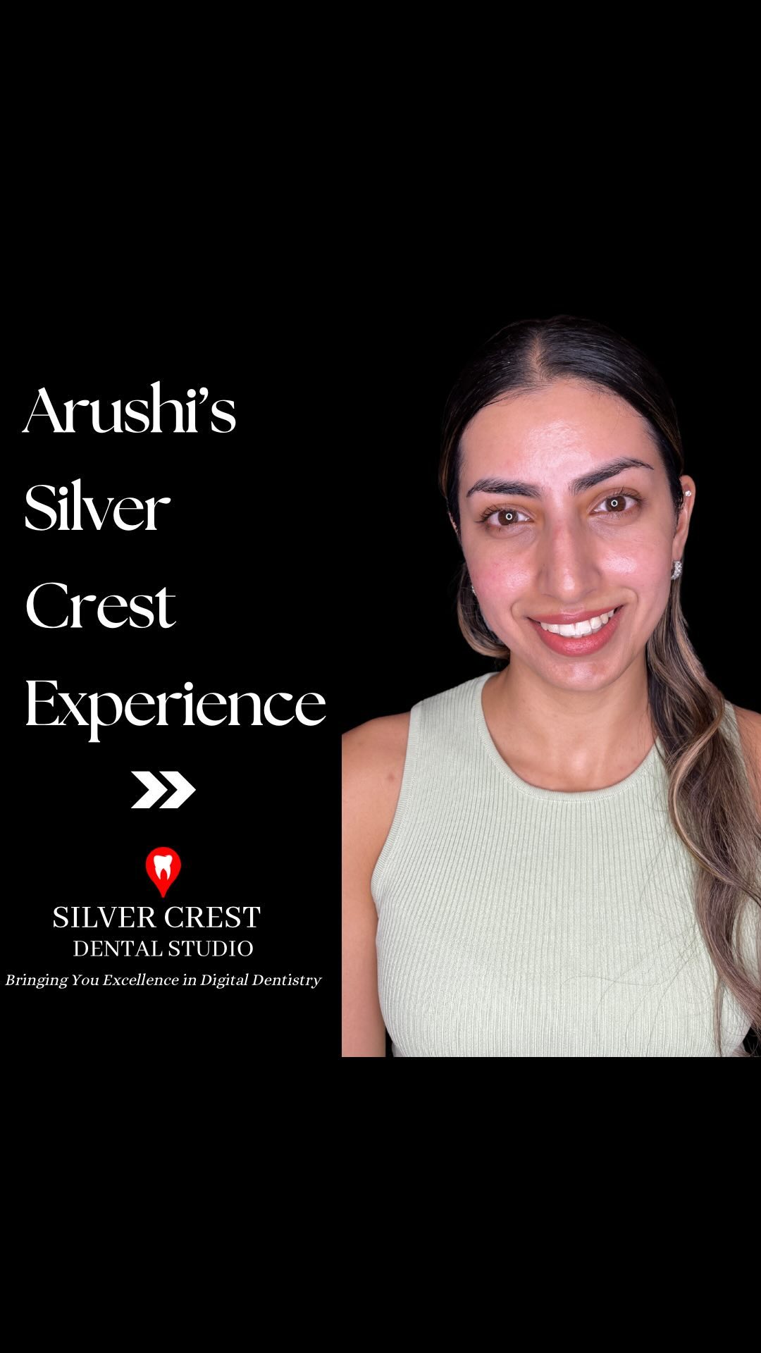 ✅From fear to happiness and comfort - experience Arushi’s journey with Silver Crest, all the way from Australia to India 🇦🇺🇮🇳
#dentistry #dentist #dentaloffice #dentaltourism #cosmeticdentistry #smilemakeover #porcelainveneers #dentalveneers #veneers #aligners #clearaligners #teethwhitening #teethcleaning #zoomwhitening #dentistsofinstagram #dentistsofinsta #teethbleaching #defencecolony