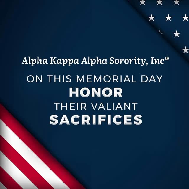 Wishing you all a meaningful Memorial Day from Alpha Kappa Alpha Sorority, Incorporated® Lambda Upsilon Omega Chapter
We honor and remember the brave men, women and a special recognition to our AKA Sisters, who made the ultimate sacrifice for our freedom. Let’s take a moment to reflect on their courage and dedication while upholding the values they fought for.
Enjoy this beautiful day with loved ones!🩷💚🇺🇸#MemorialDay2025 #SoaringWithAKA #aka1908💕💚