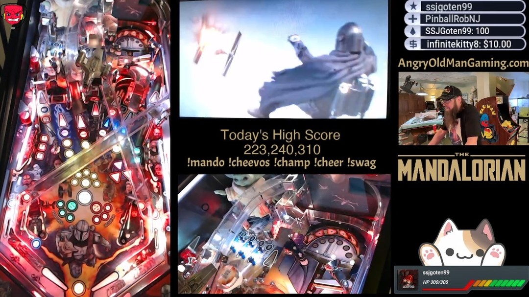 Moff Gideon vs Mando... .who you got?
184M point Jetpack Multiball
Mandalorian (Stern-2021)
Twitch.tv/angryoldmangamingofficial
AngryOldManGaming.com
.
.
.
.
.
.
.
.
.
.
.
.
.
.
.
.
.
.
.
.
@angryoldmangaming.official #retrogaming #retrogamer #twitch #twitchaffiliate #epicpartner #starwars #smallstreamersconnect #silverball #sternpinball #pinballlife #strangerthings #district82 #pinball #ifpa #love #angryoldmangaming #arcadeclassics #follow4followback #pinballwizard #followforfollowback #gamerlife #arcade #mandalorian #pinhead #pinballarcade #moffgideon #foofighters