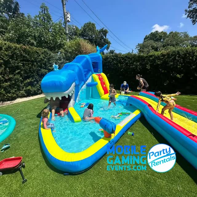 Who’s ready for some waterslide fun!!!
Now available to rent in south and central Florida! ☀️ 💦
Text or call us at 943-408-1881 we have SEVERAL water themed rentals for toddlers to adults.
#waterslide #partyrentals #partyplanner #eventplanner #watersports #waterislife #waterfight #partyideas #waterbouncehouserental #bouncehousewaterslide #surfside #doral #coralsprings #weston #lakeworth #culterbay #watergun #waterbattle #waterballoons #kidspartyideas #cooloff #summervibes #beattheheat #staycool #miami #eventrentals #birthday #waterslides