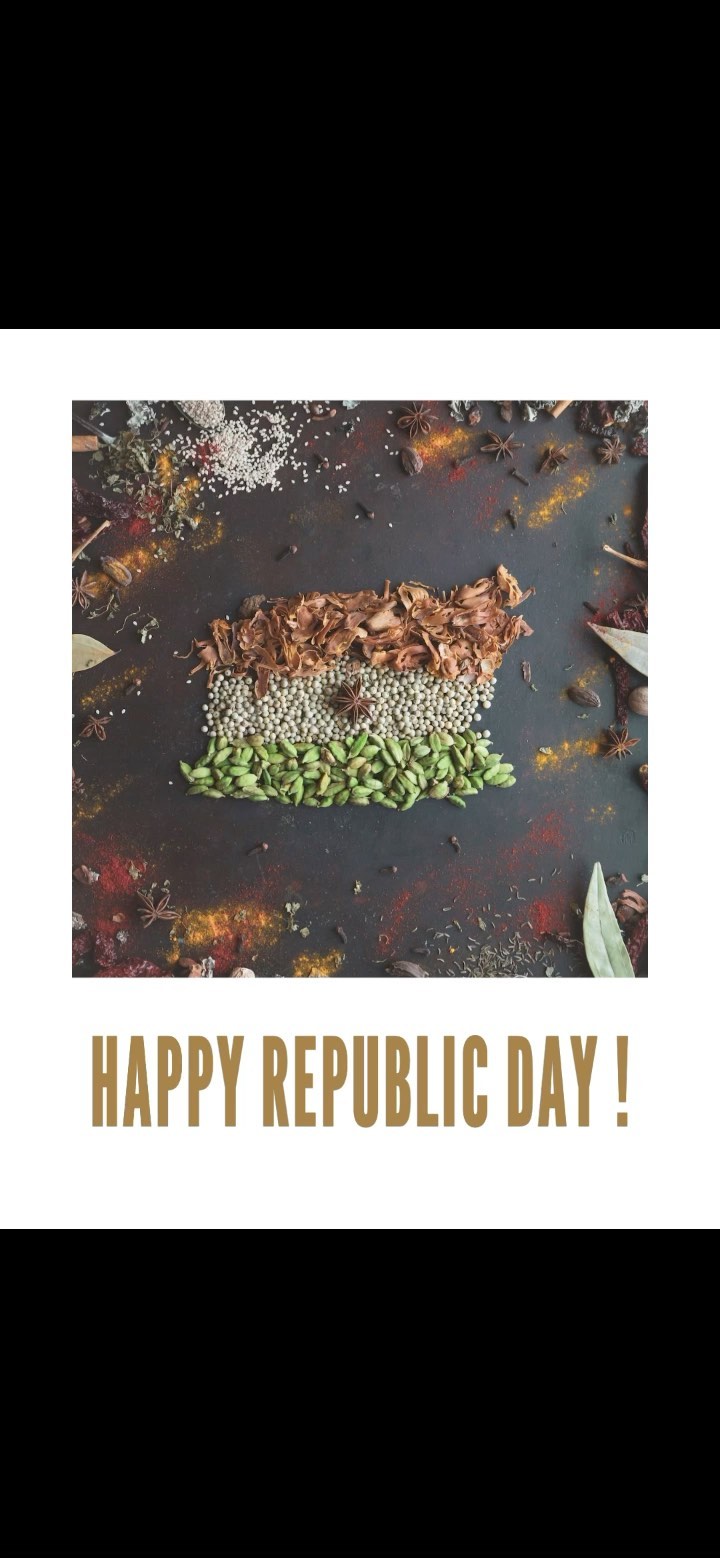Happy republic day to family and friends in India ! 🇮🇳😍