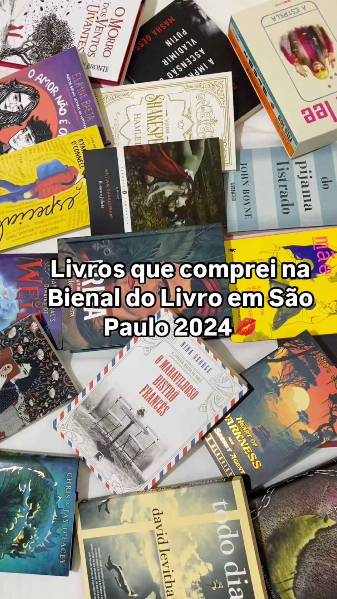 ACABOU! Ontem foi o último dia da Bienal do Livro de São Paulo, esse grande evento que teve dias esgotados e alguns livros em promoção, e com isso, venho trazendo as minhas compras neste evento tão esperado por tantos autores, editoras e amantes dos livros.
#bienaldolivro #bienaldolivrosp #livros #bookstagram #bienal2024sp #editoraintrinseca #editoragalerarecord