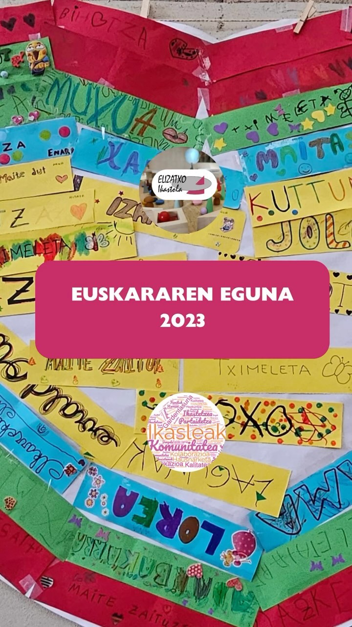 ✨✨✨ Euskararen eguna ospatu dugu Elizatxo Ikastolan eta herri mailan✨✨✨ Festa giroa nagusitu da gaurkoan !!! 👏👏👏👏 Kantua :GTX (Dupla, Joselu Anaiak, Korrontzi, En Tol Sarmiento)